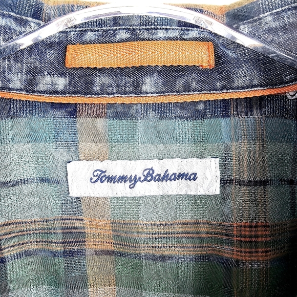 Tommy Bahama Indio Coast Plaid Button Front Shirt - Picture 4 of 9